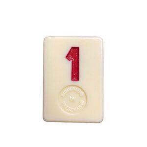 Pressman Rummikub Red  1 Tile Original Replacement Game Piece Smooth Back u